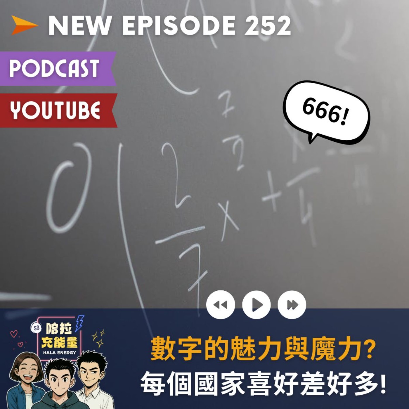 EP252-數字的魅力與魔力?每個國家喜好差好多!