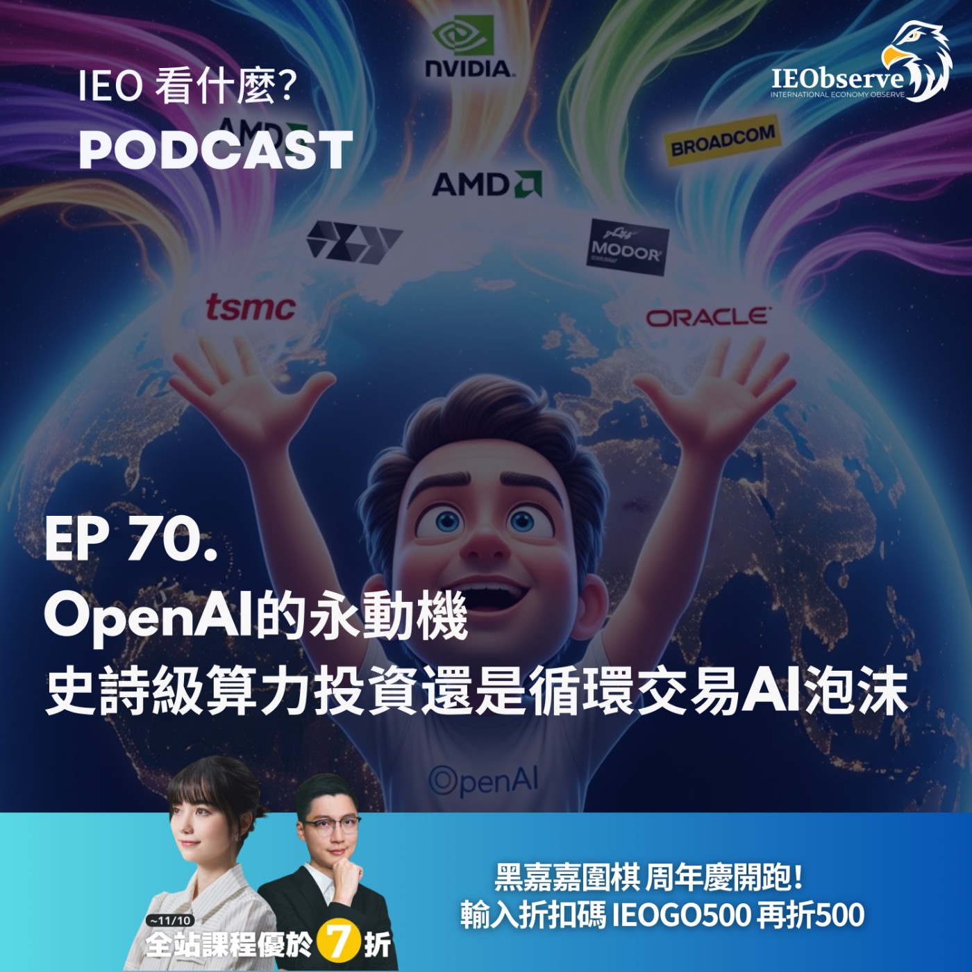 EP.70 OpenAI的永動機 史詩級算力投資還是循環交易AI泡沫