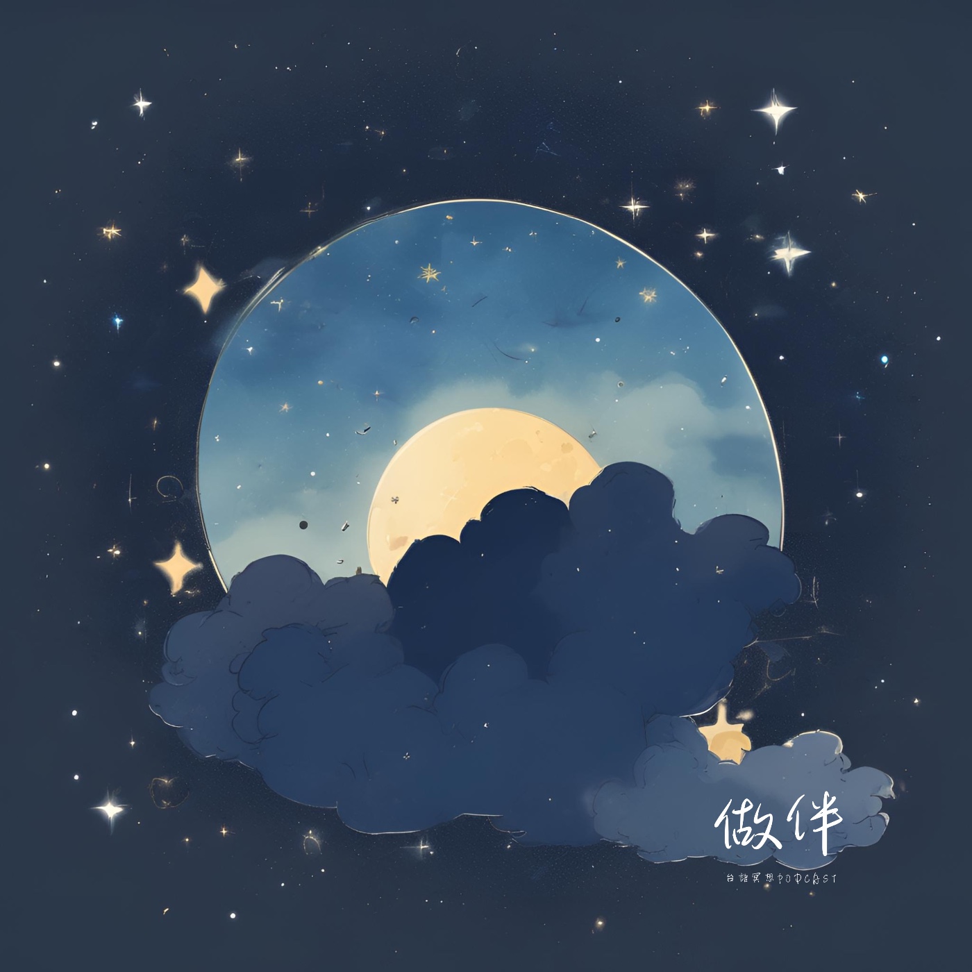 做伴｜台語冥想【大人篇】「心內的月娘」清掃累積的壓力EP13 episode artwork