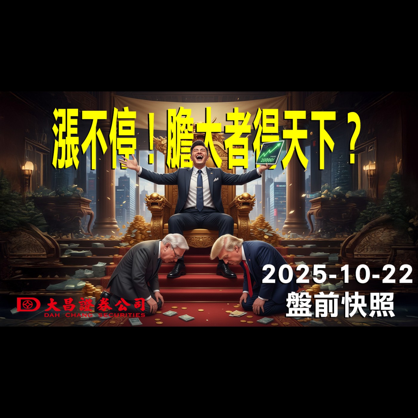 【大昌證券】2025年10月22日 盤前快照: 漲不停！膽大者得天下？ episode artwork