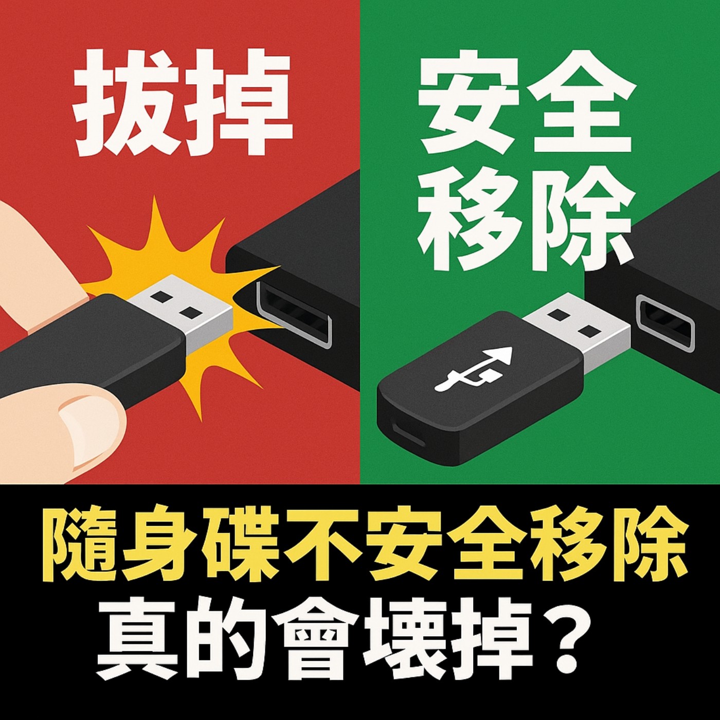 拔出隨身碟會毀損檔案？拔了幾百次都沒事是運氣好！ episode artwork
