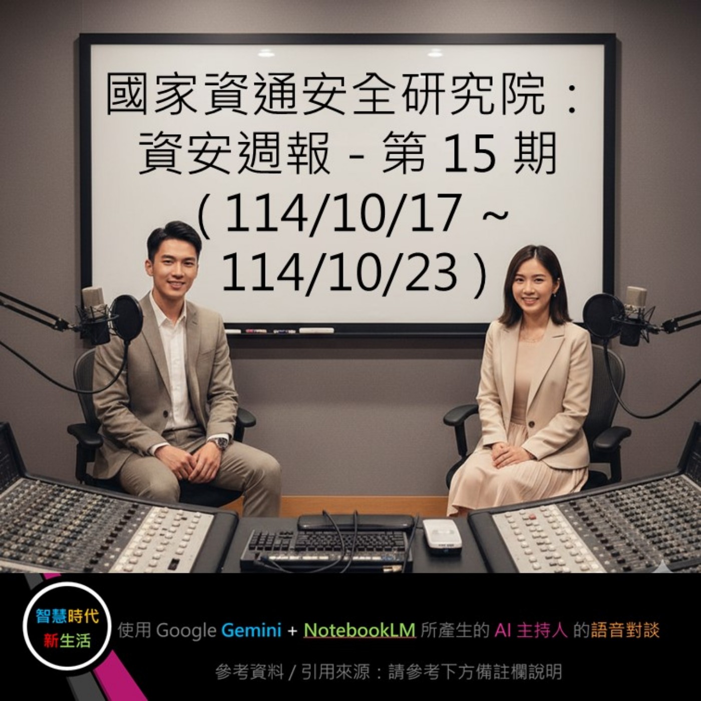 EP.171 [ Podcast ] 國家資通安全研究院：資安週報 - 第 15 期 (114/10/17 ~ 114/10/23) episode artwork