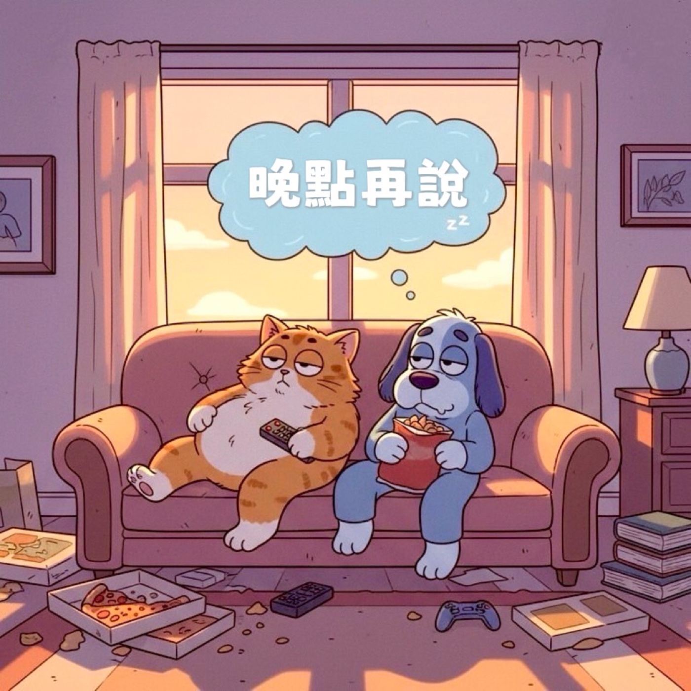 晚點再說 podcast artwork