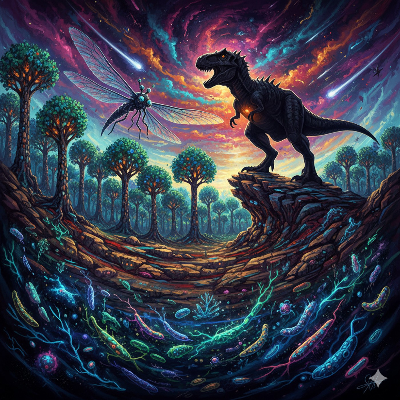 〈EP.150｜恐龍隊長，我的遠古生物朋友去哪兒了？🦕從單細胞到霸主恐龍的超時空進化之旅 〉 封面