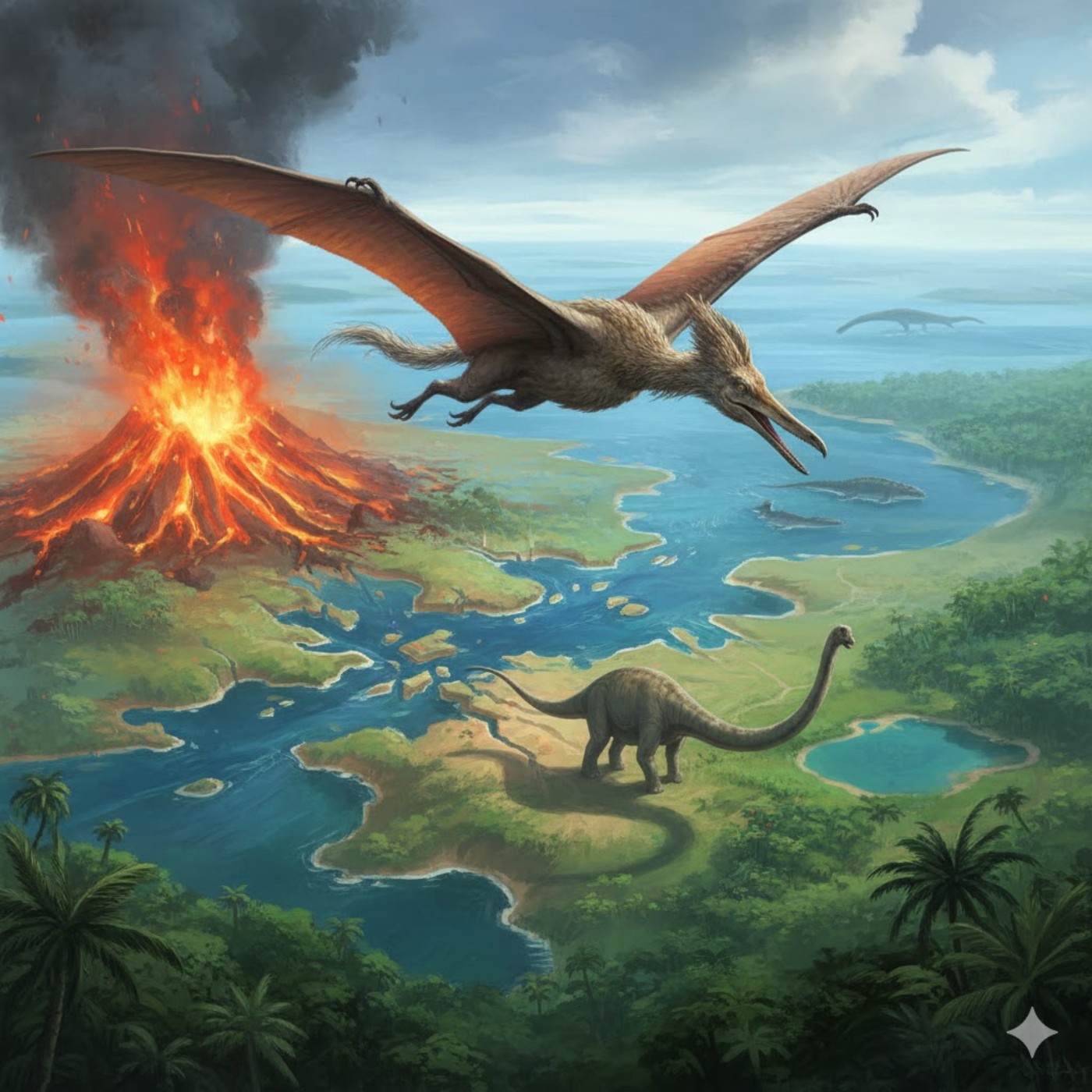 〈EP.152｜恐龍稱霸的秘密：溫血引擎、空中巨獸與漂移的大陸！〉 封面