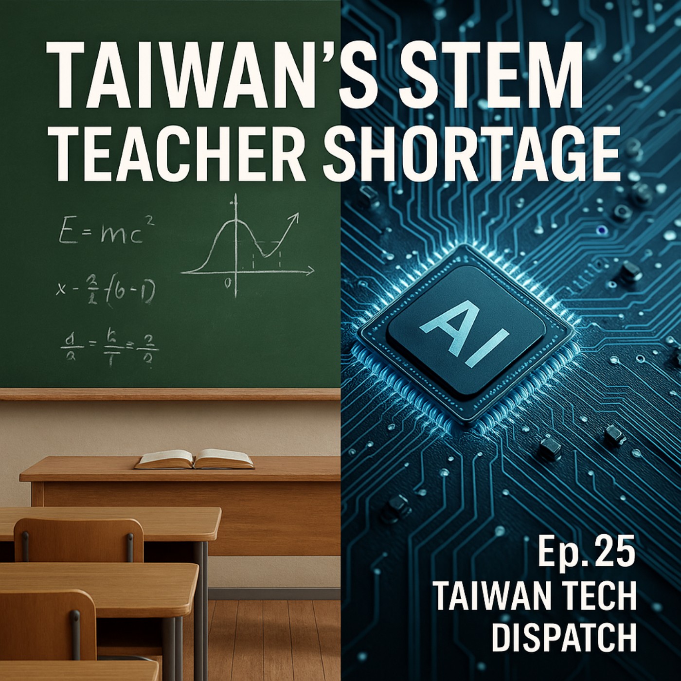 Episode 25: Taiwan’s STEM Teacher Shortage: Why AI’s Future Starts in the Classroom episode artwork