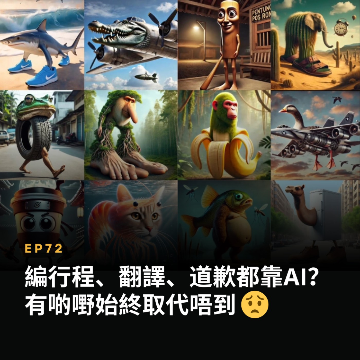 EP72 | 編行程、翻譯、道歉都靠AI?有啲嘢始終取代唔到 | 廣東話podcast EP72 | 編行程、翻譯、道歉都靠AI?有啲嘢始終取代唔到 | 廣東話podcast