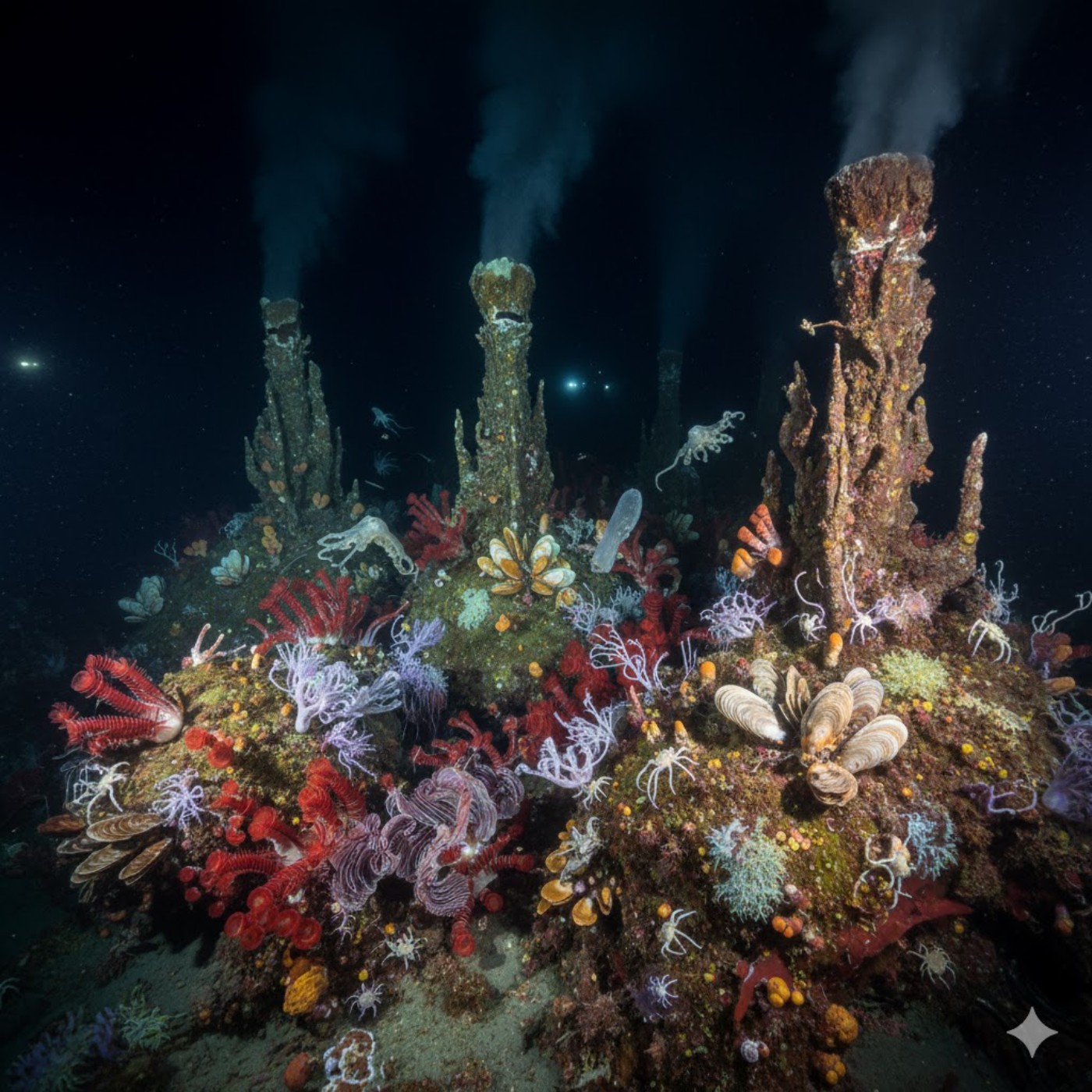 〈EP.160｜深海裡的熱水澡與怪獸：海底火山和不靠陽光活著的生物！〉 封面