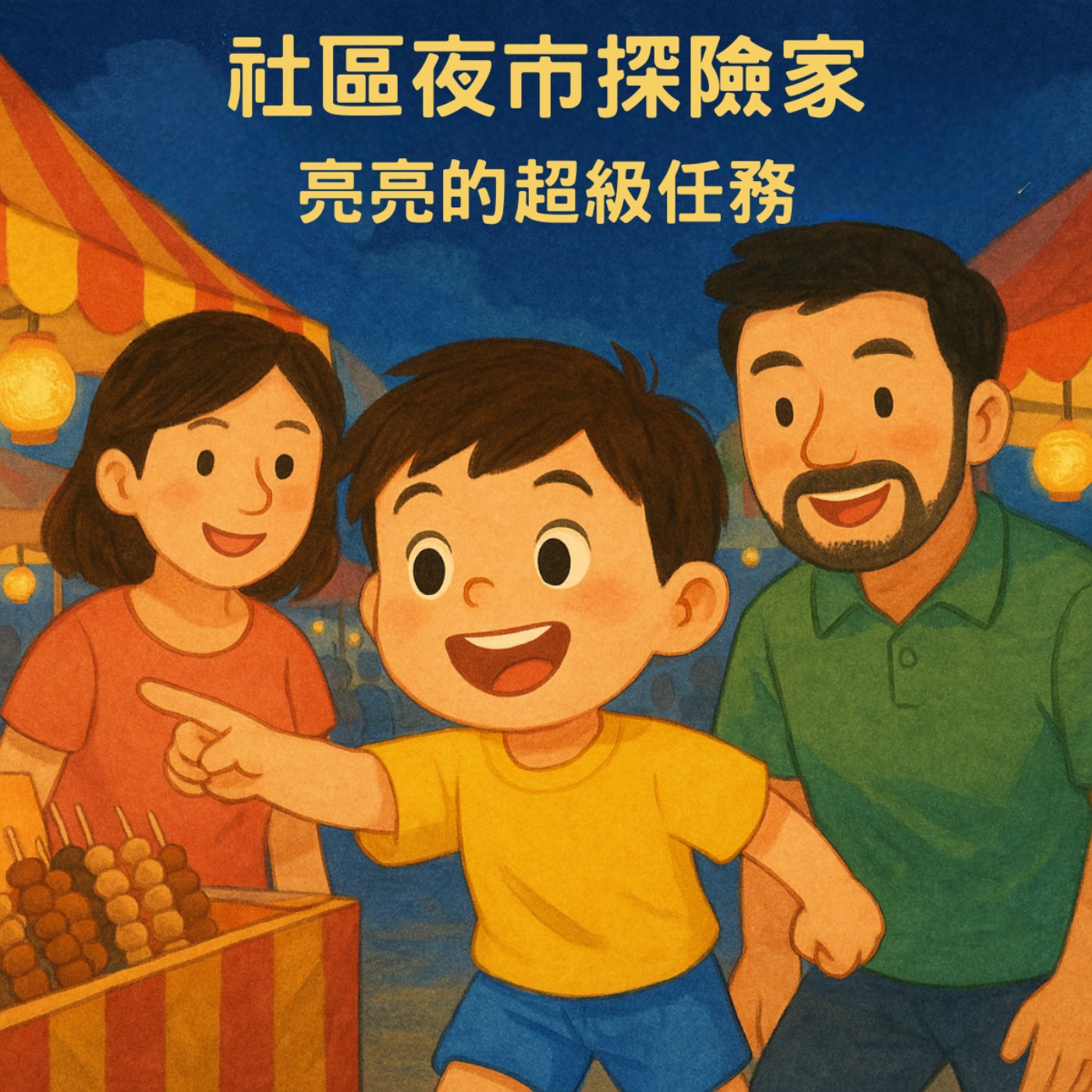 《社區夜市探險家：亮亮的超級任務》｜晚安故事時間 episode artwork