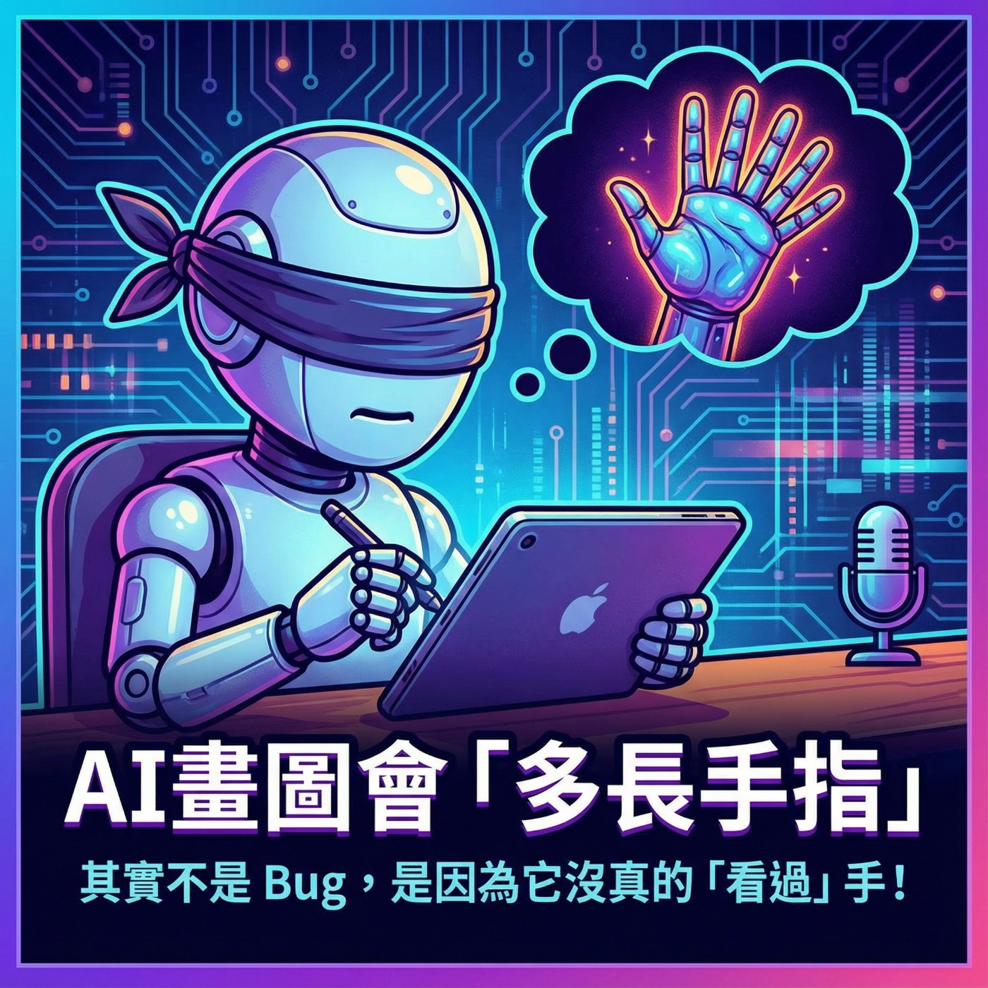AI 畫圖會「多長手指」其實不是程式錯誤，而是因為——它根本沒真的「看過」手！ episode artwork