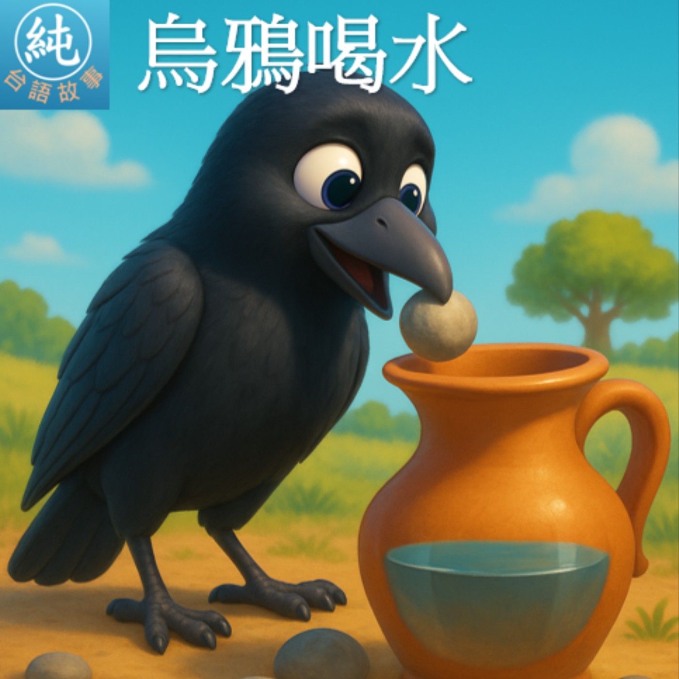 EP.22 烏鴉喝水 - 台語的寓言童話故事
