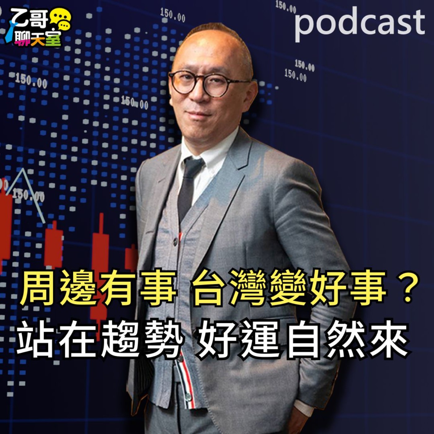 周邊有事，台灣變好事？ 站在趨勢，好運自然來 【乙哥聊天室 EP193】 episode artwork