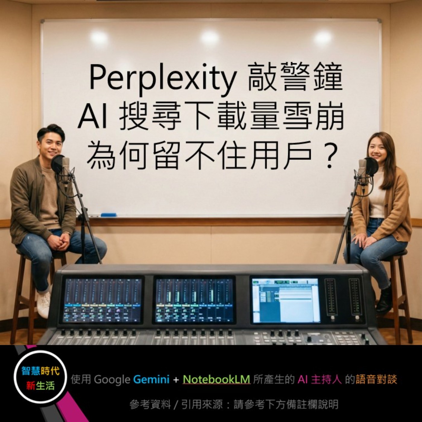 EP.219 [ Podcast ] Perplexity 敲警鐘 AI 搜尋下載量雪崩。為何留不住用戶？ episode artwork