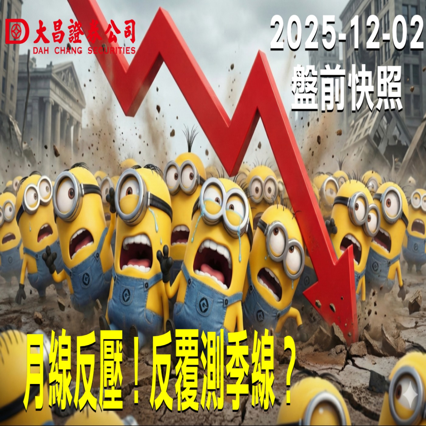 【大昌證券】2025年12月2日 盤前快照: 月線反壓！反覆測季線？ episode artwork