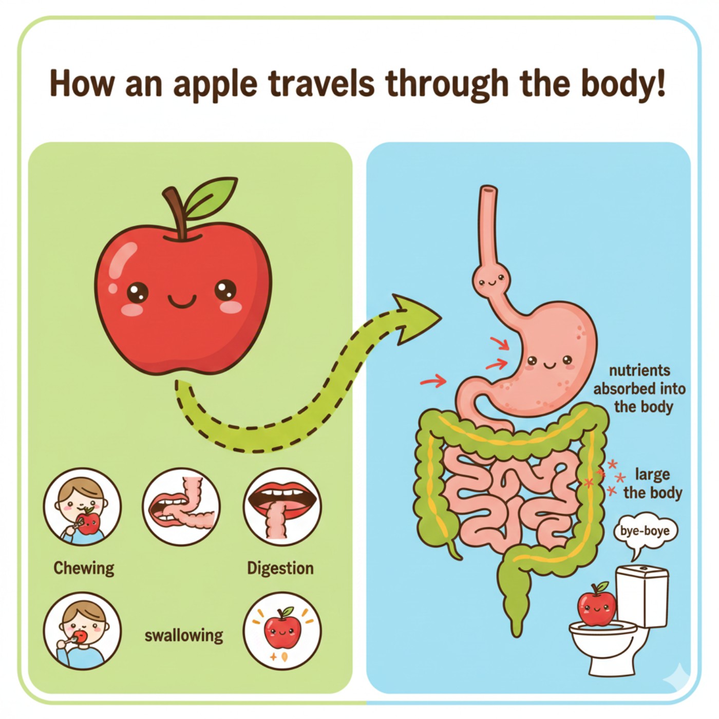 身體系列 | 蘋果在身體裡如何旅行大解密