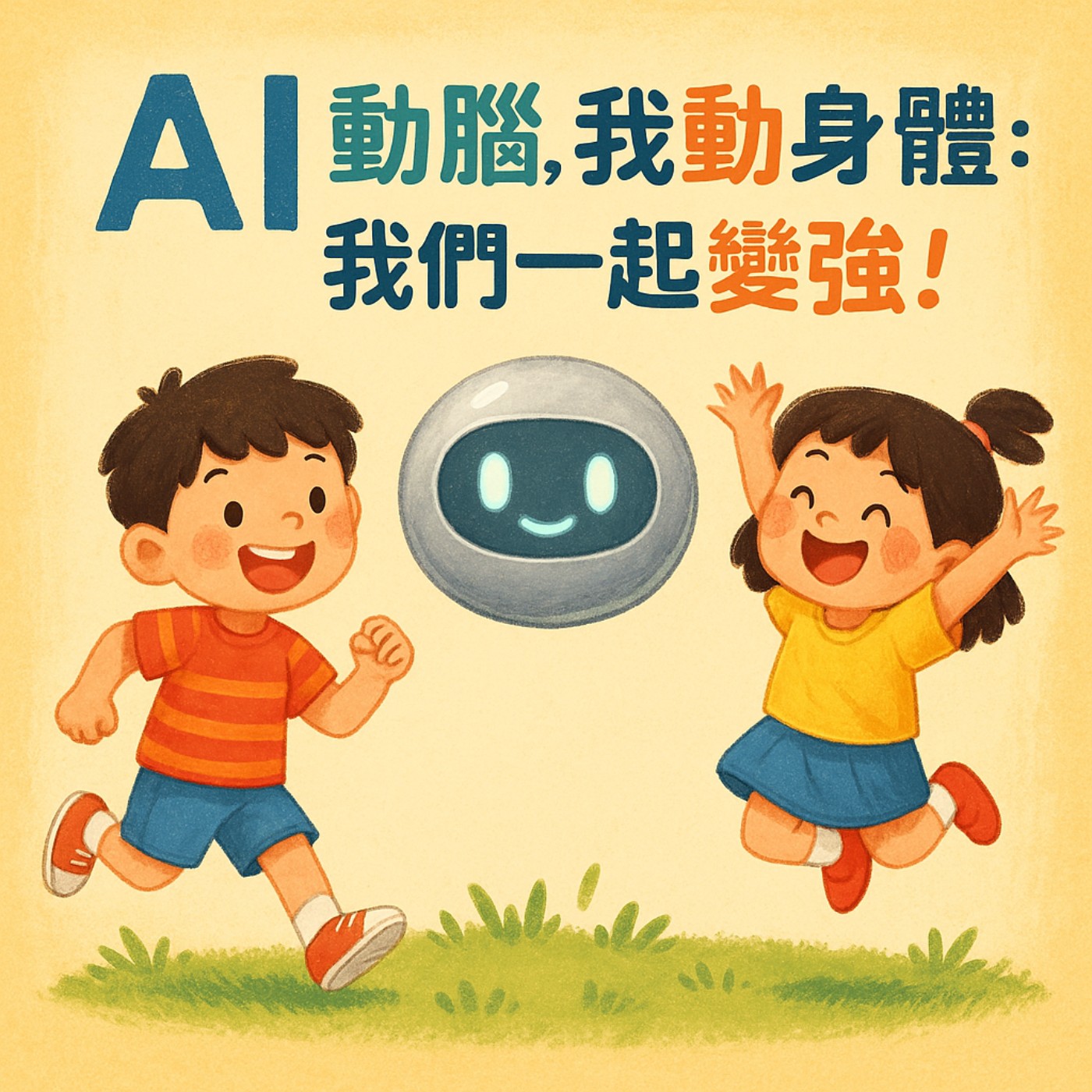 《AI 動腦，我動身體：我們一起變強！》｜晚安故事時間 episode artwork