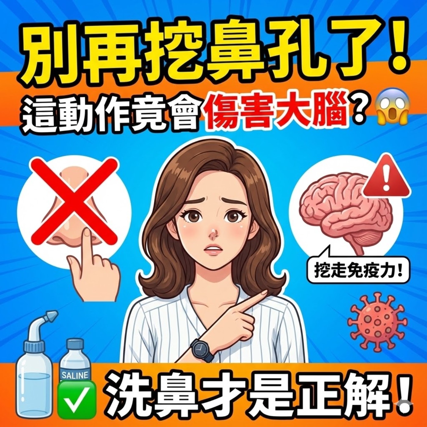 👃💥【別再挖啦！鼻腔是你通往大腦的守門人！】💥👃 episode artwork