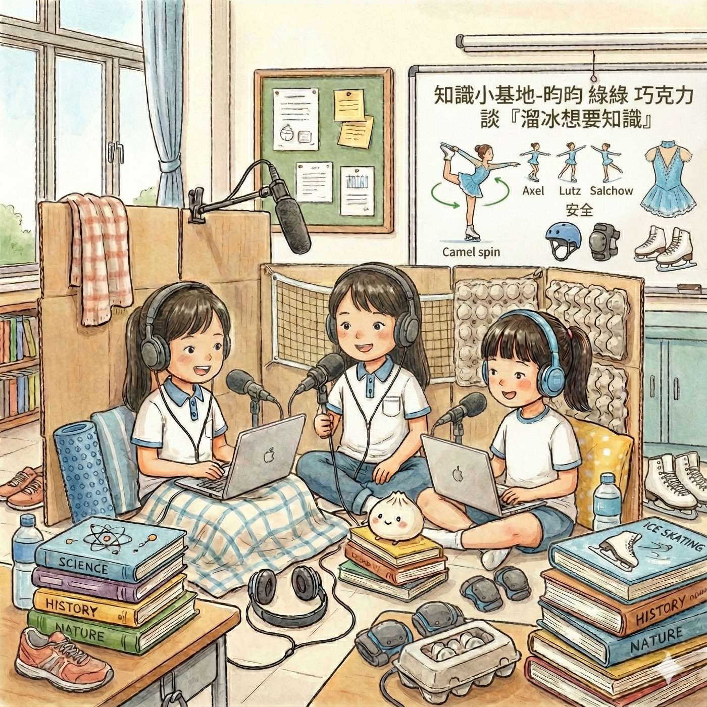 知識小基地-昀昀 綠綠 巧克力 談『溜冰小知識』 episode artwork