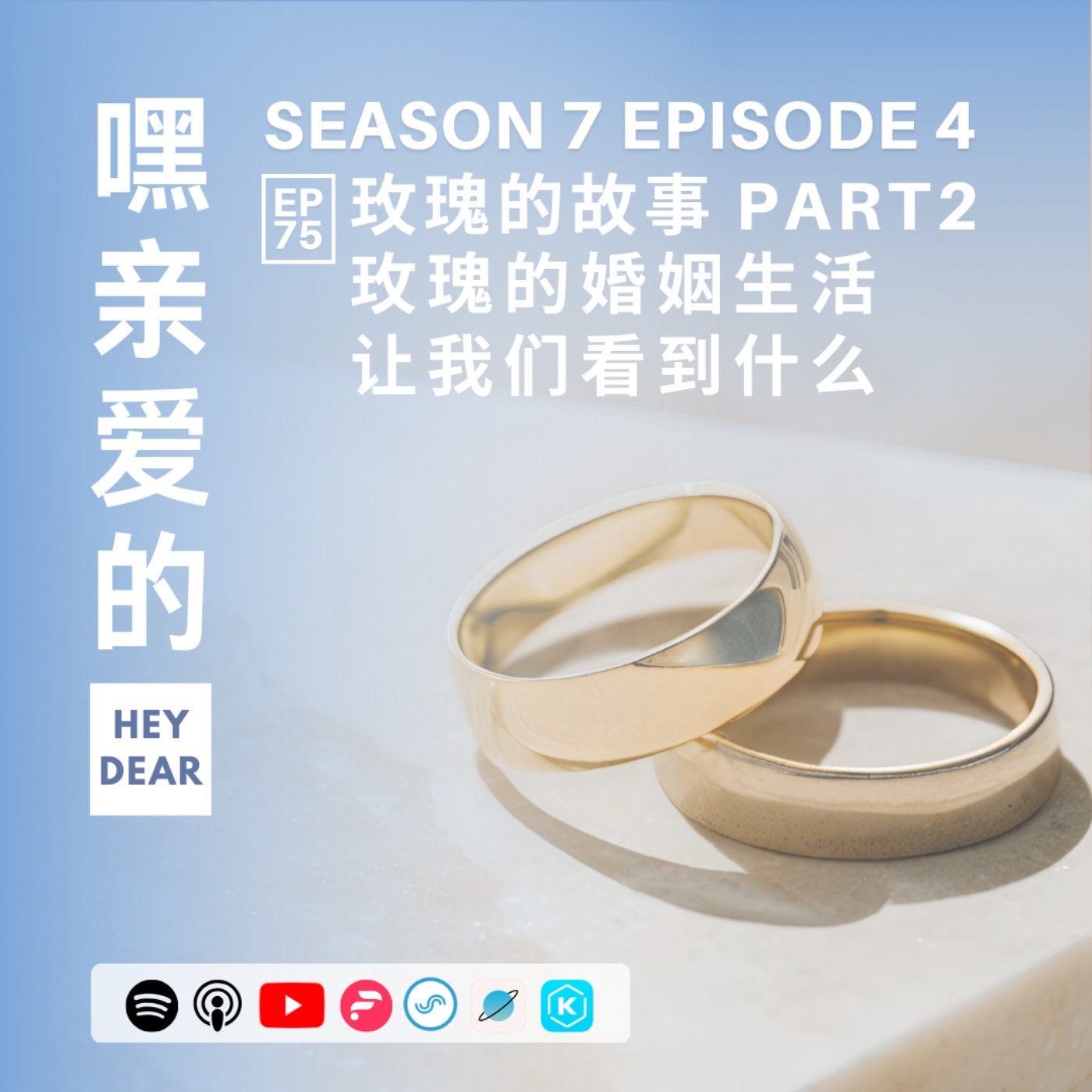 EP75 | <感情篇>电视剧《玫瑰的故事》Part 2: 玫瑰的婚姻生活让我们看到什么？