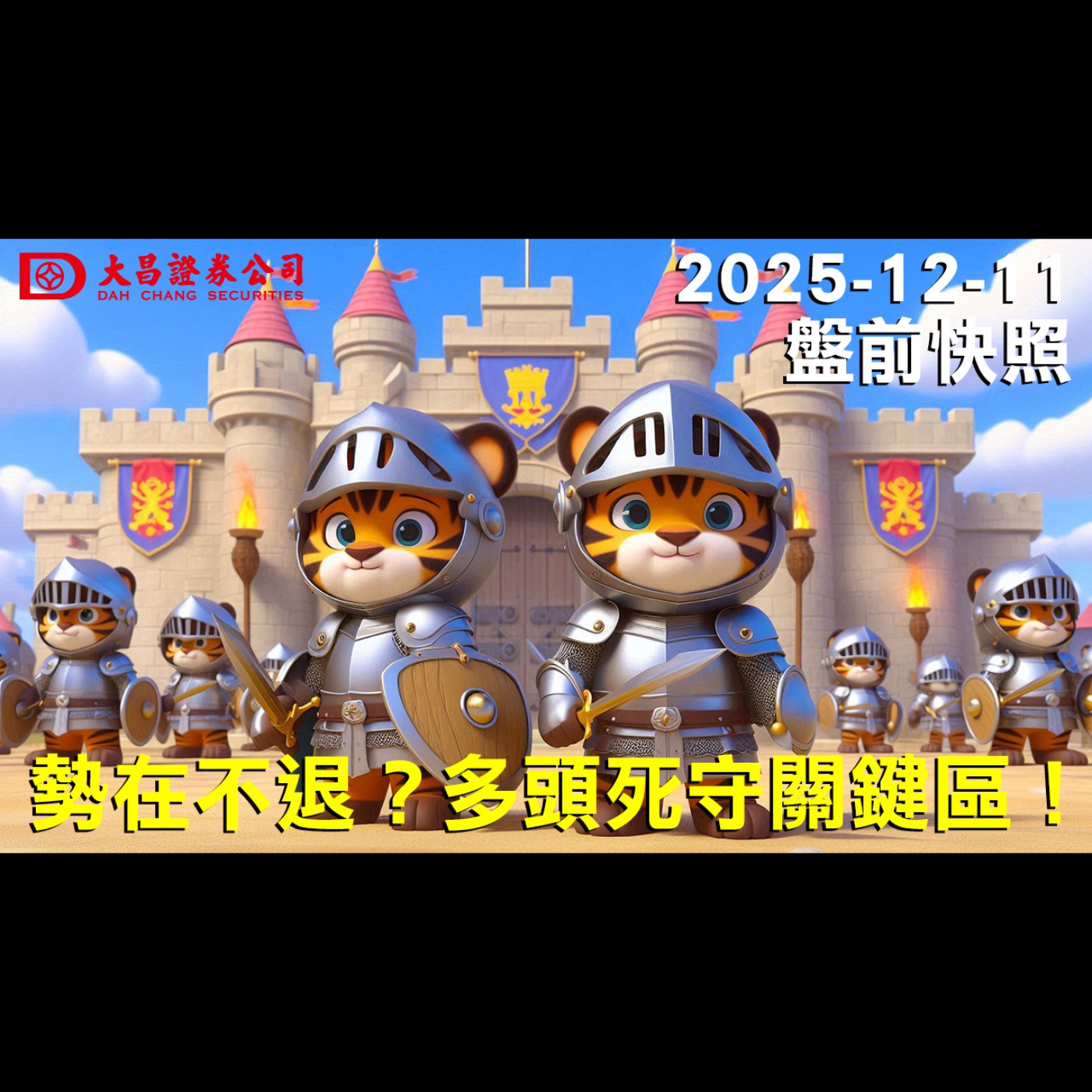 【大昌證券】2025年12月11日 盤前快照: 勢在不退？多頭死守關鍵區！ episode artwork