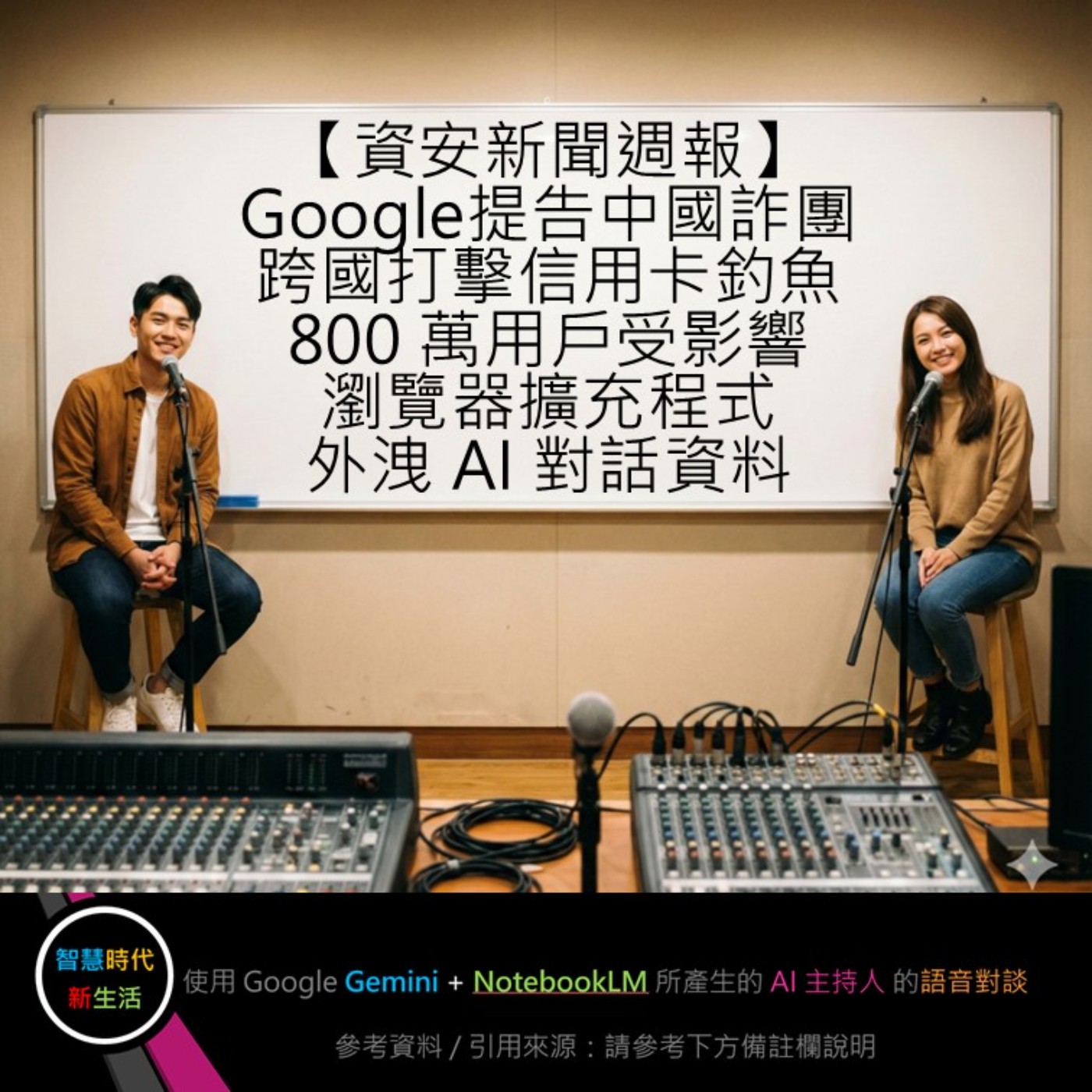 EP.235 [ Podcast ] 【資安新聞週報】Google提告中國詐團，跨國打擊信用卡釣魚 / 800 萬用戶受影響，瀏覽器擴充程式外洩 AI 對話資料 episode artwork