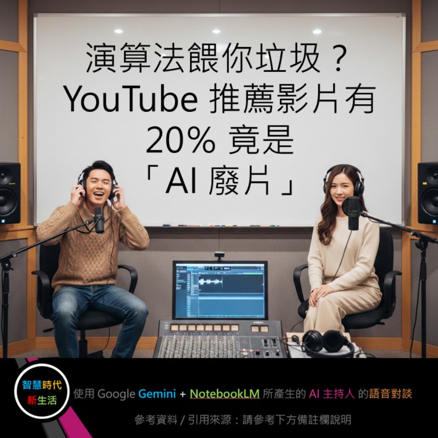 EP.244 [ Podcast ] 演算法餵你垃圾？YouTube 推薦影片有 20％ 竟是「AI 廢片」 episode artwork