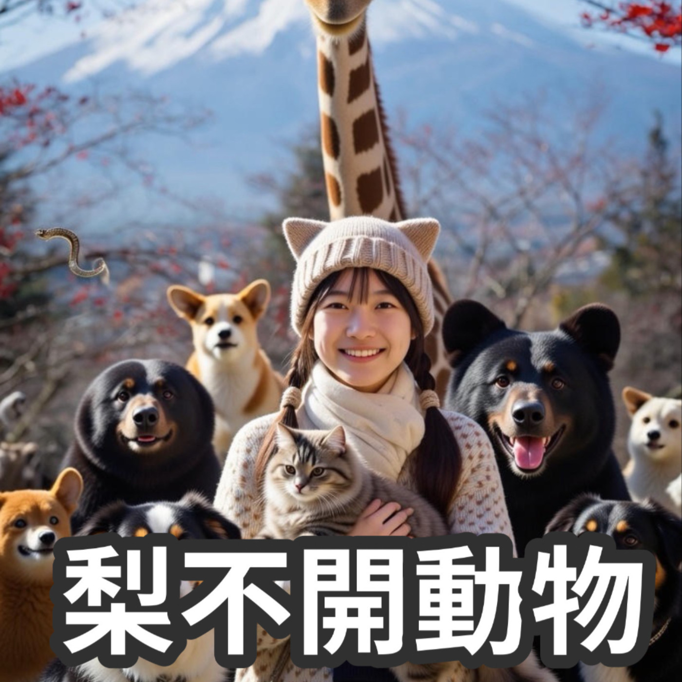 梨不開動物