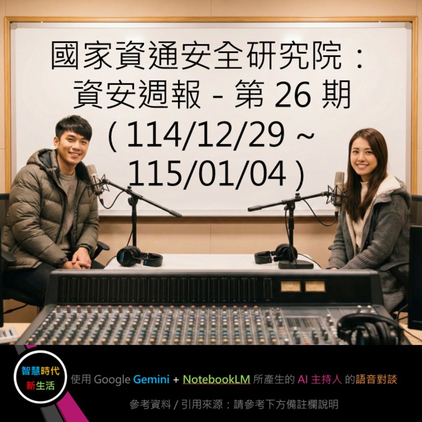 EP.248 [ Podcast ] 國家資通安全研究院：資安週報 - 第 26 期 (114/12/29 ~ 115/01/04) episode artwork