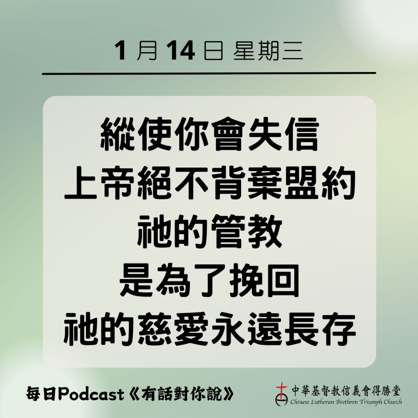 20260114永不收回的慈愛 episode artwork