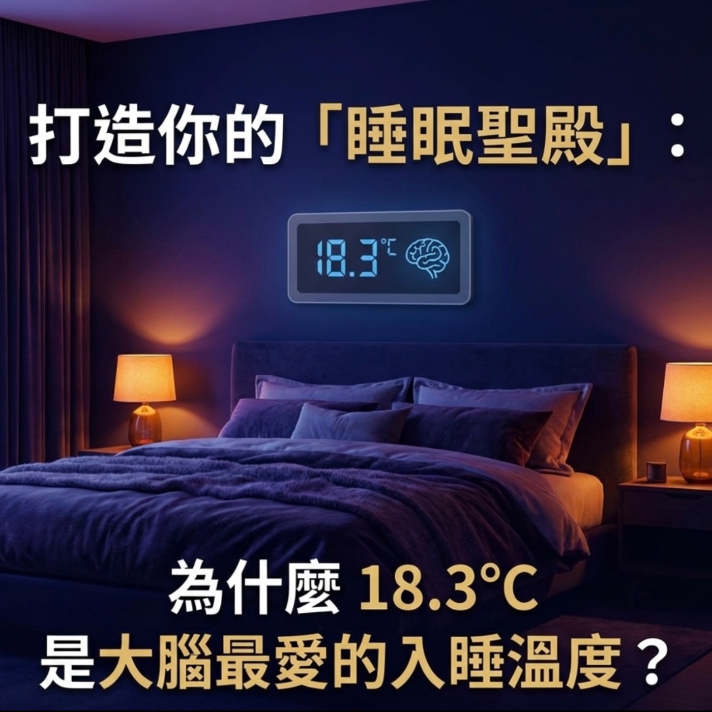 EP4 打造你的「睡眠聖殿」:為什麼 18.3°C 是大腦最愛的入睡溫度? episode artwork