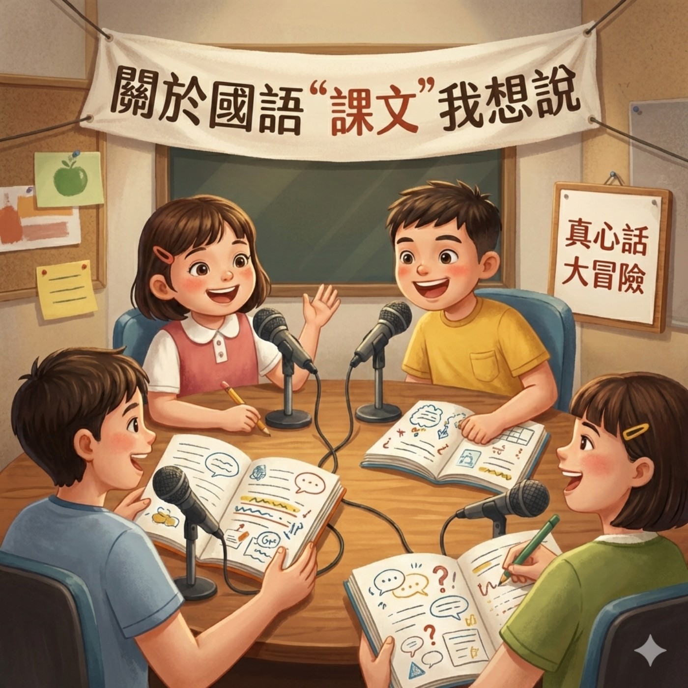 小孩訪談-爵爵、妮妮『關於國語”課文“我想說！』 episode artwork
