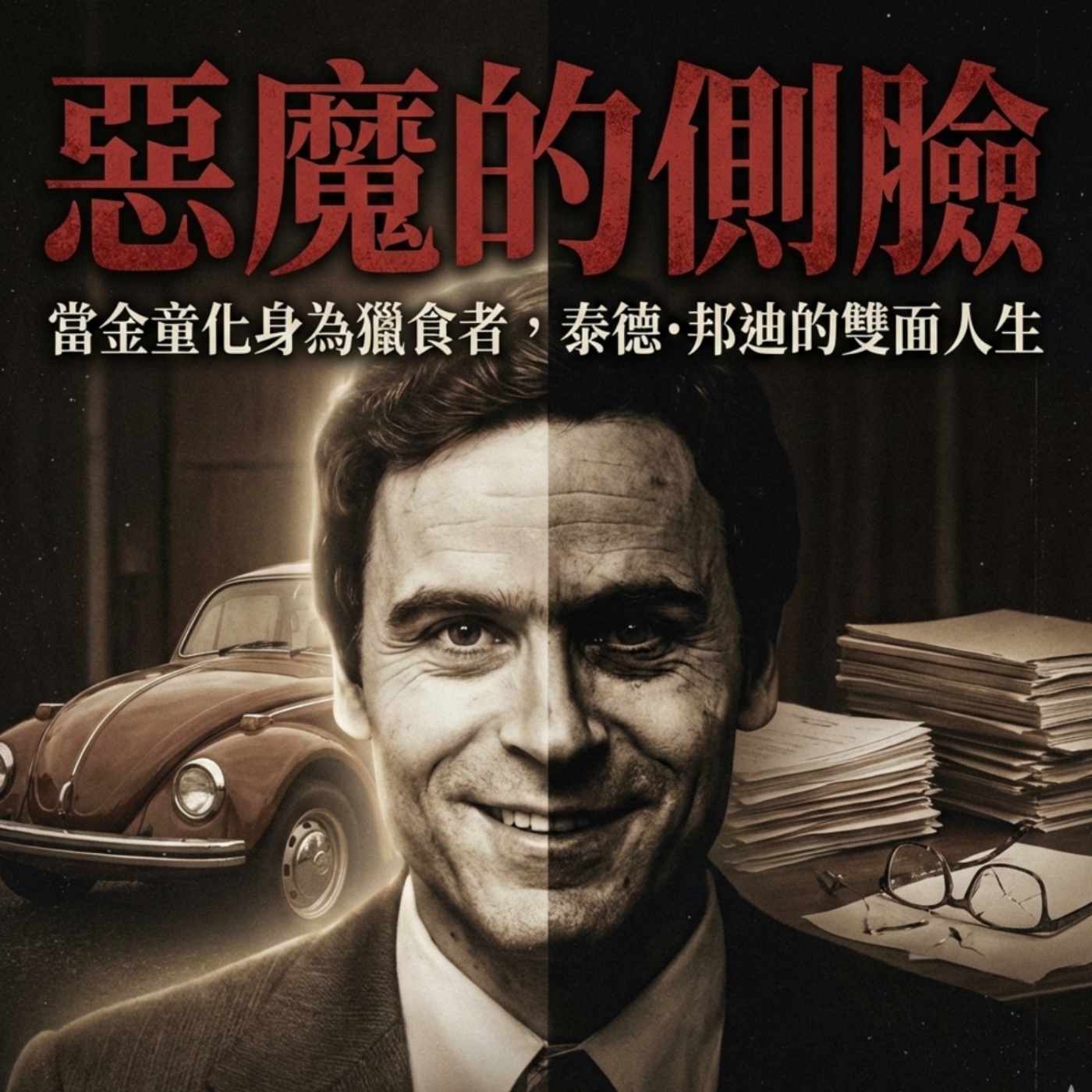 EP06【披著羊皮的惡魔】Ted Bundy：帥臉、西裝與 30 條亡魂，為什麼女孩們仍想上他的車？ episode artwork