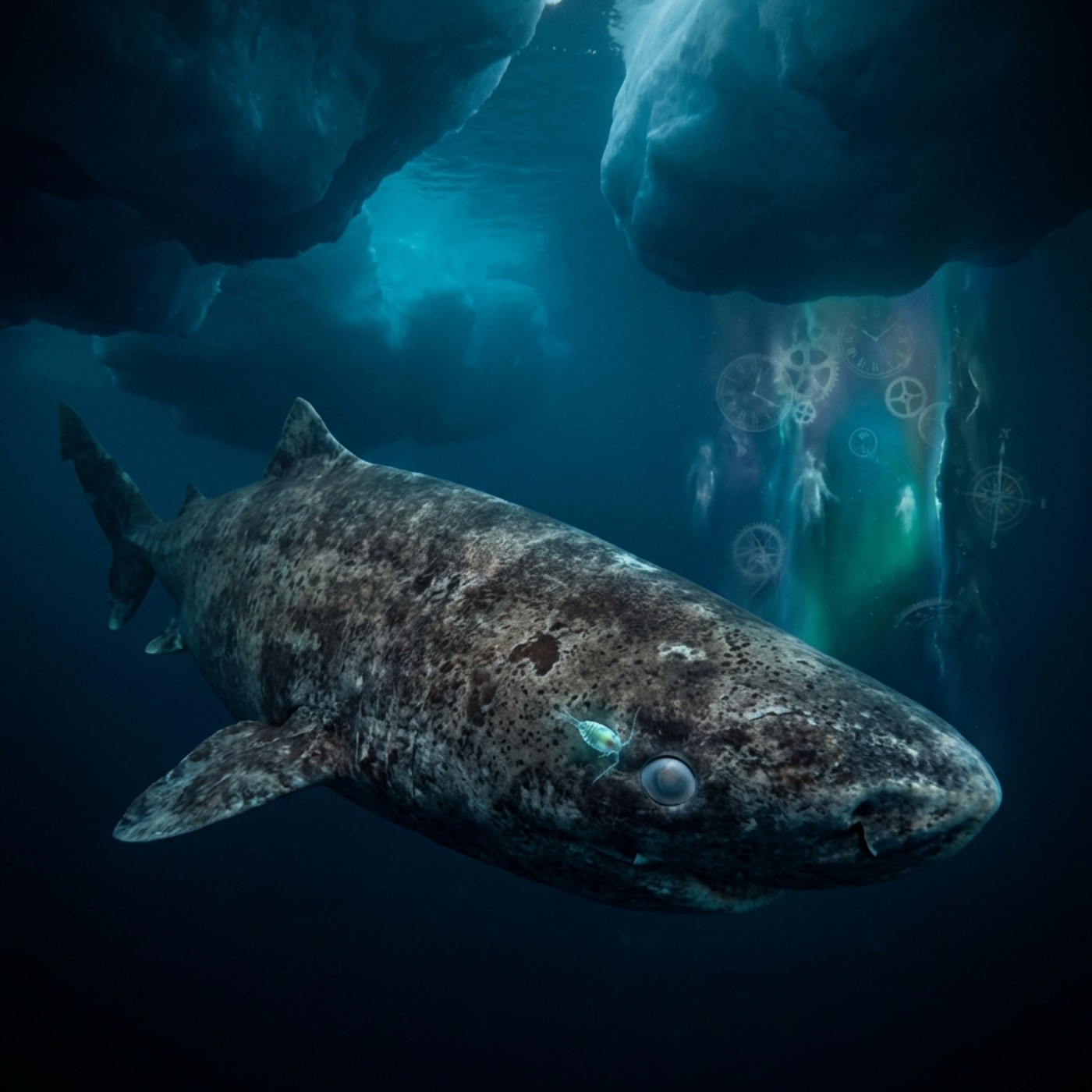 〈EP.200｜深海的時間領主：格陵蘭鯊的 400 年長生秘密〉 封面