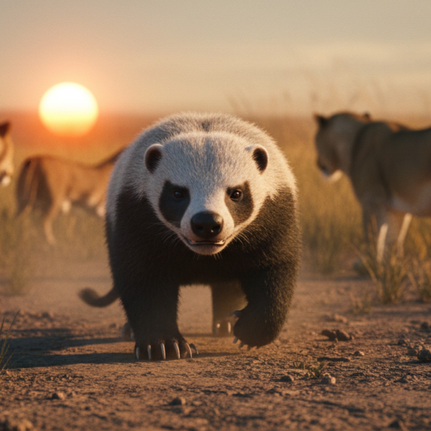 〈EP.202｜為什麼你絕對不想惹「平頭哥」？蜜獾的無畏傳奇〉 封面