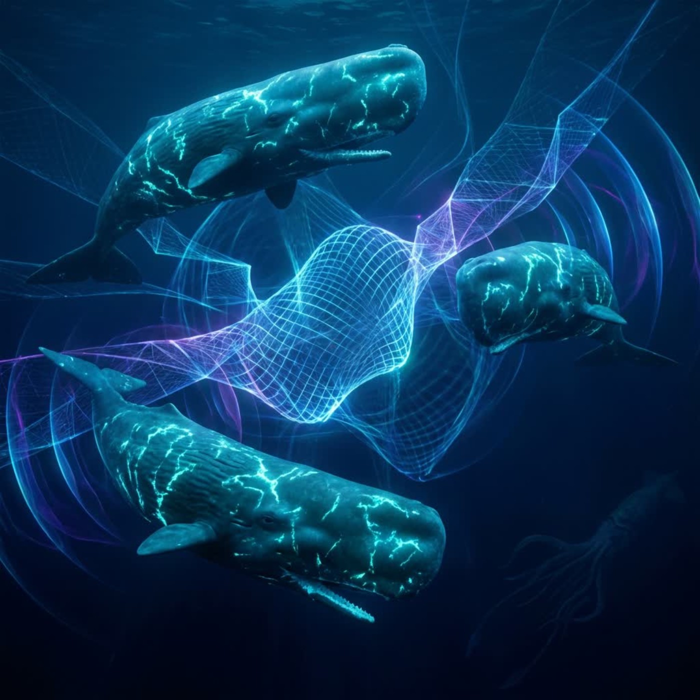 〈EP.204｜深海巨獸的溫柔秘密：聽懂抹香鯨的悄悄話〉 封面