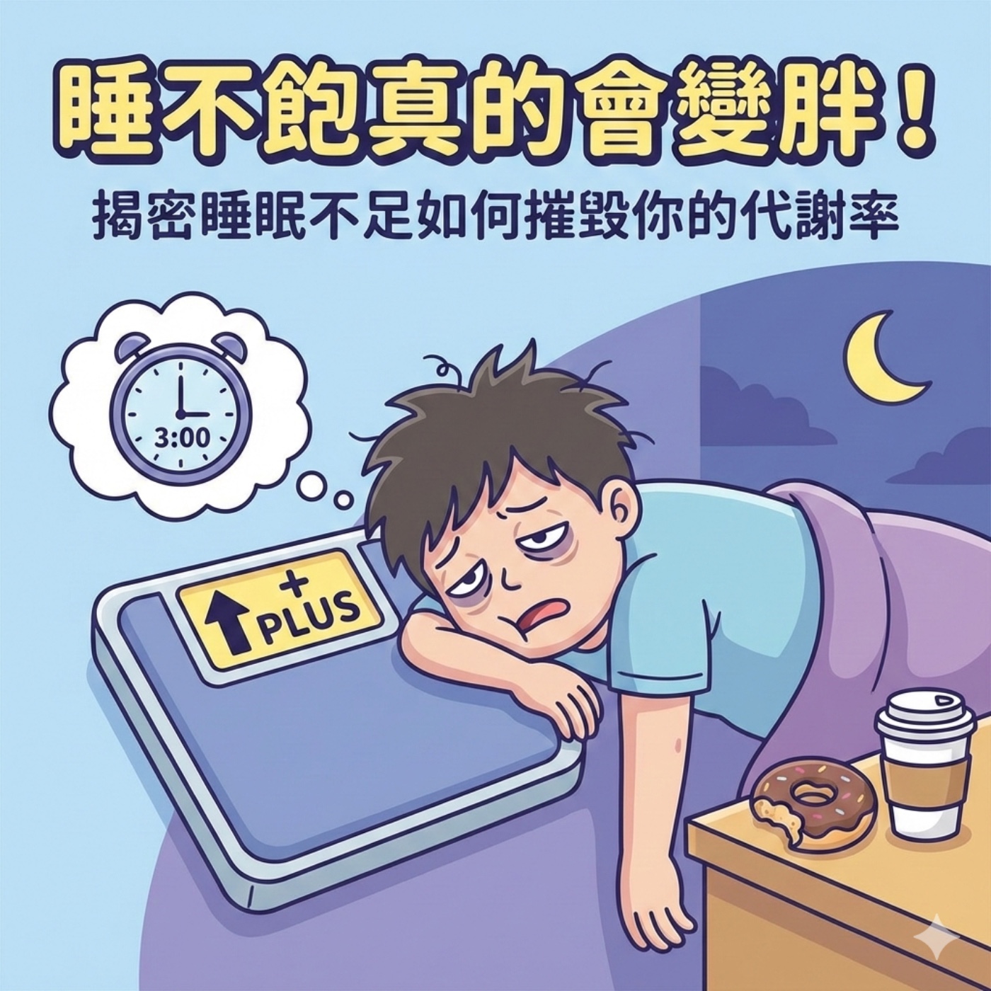 EP15 睡不飽真的會變胖!揭密睡眠不足如何摧毀你的代謝率,讓大腦失控的驚人真相 episode artwork