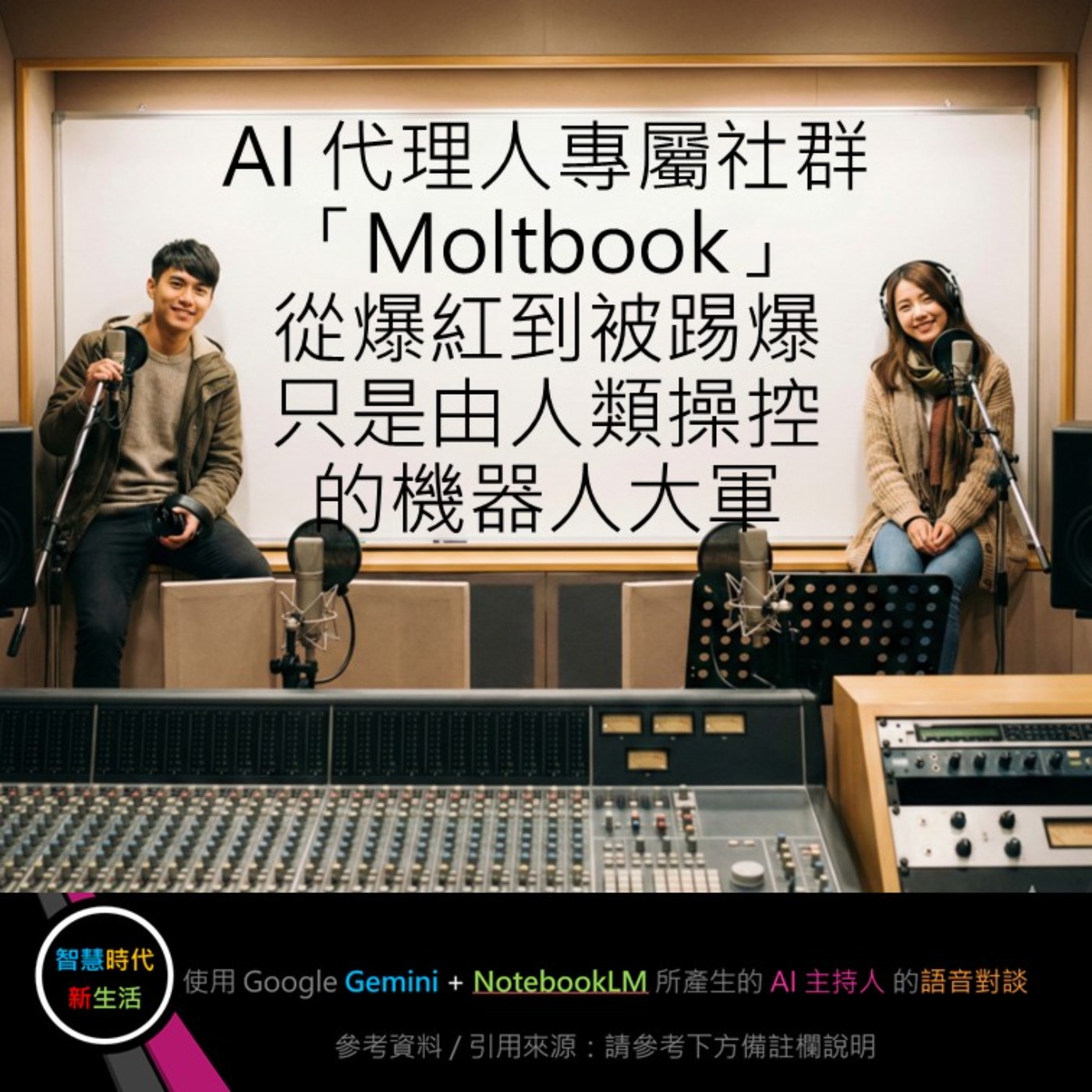 EP.275 [ Podcast ] AI 代理人專屬社群「Moltbook」從爆紅到被踢爆，只是由人類操控的機器人大軍 episode artwork