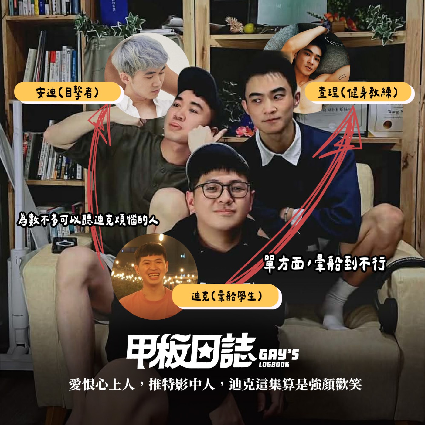 查理還來呀！愛恨心上人，推特影中人，迪克這集算是強顏歡笑 Feat. 限量款男孩查理