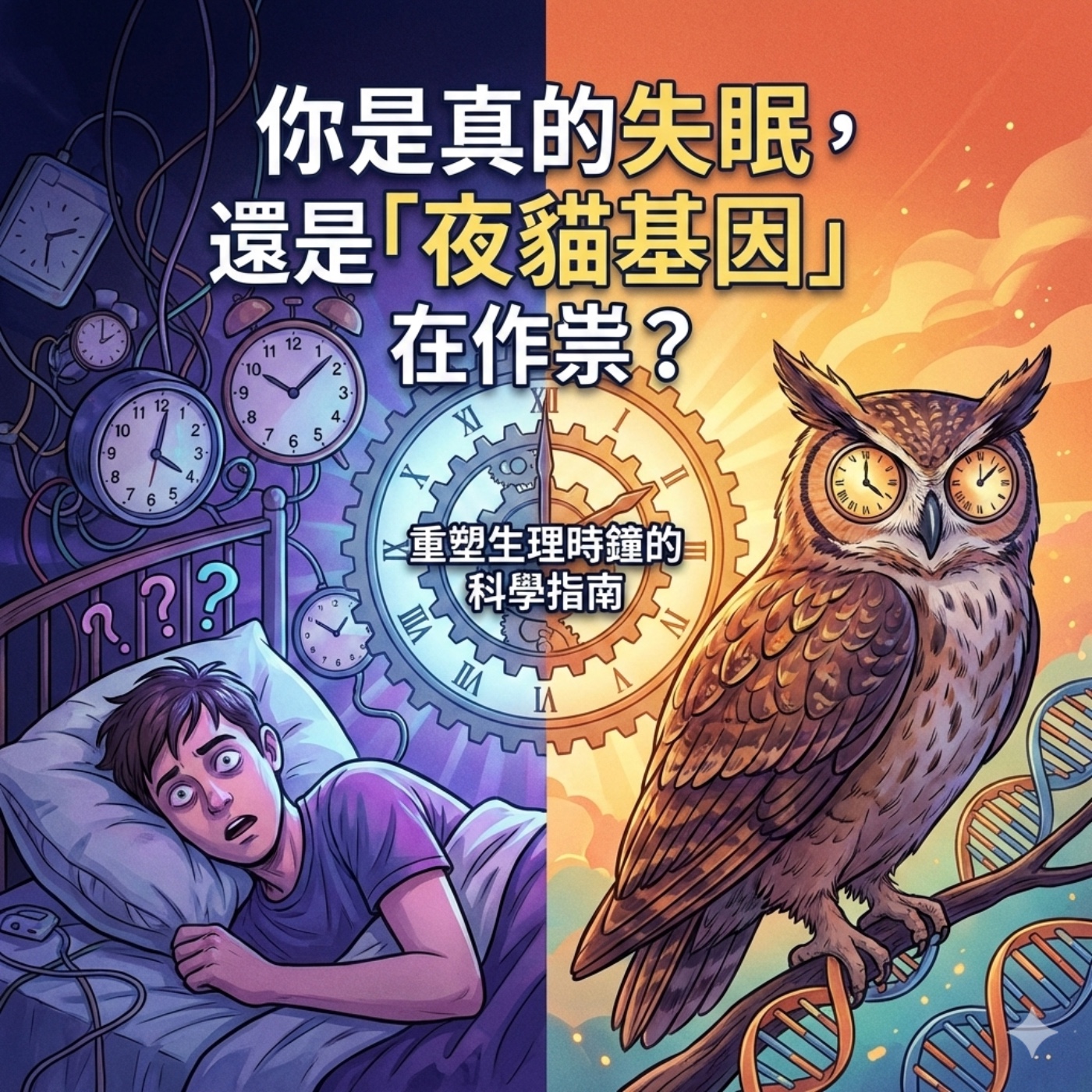 EP19 你是真的失眠,還是「夜貓基因」在作祟?重塑生理時鐘的科學指南 episode artwork