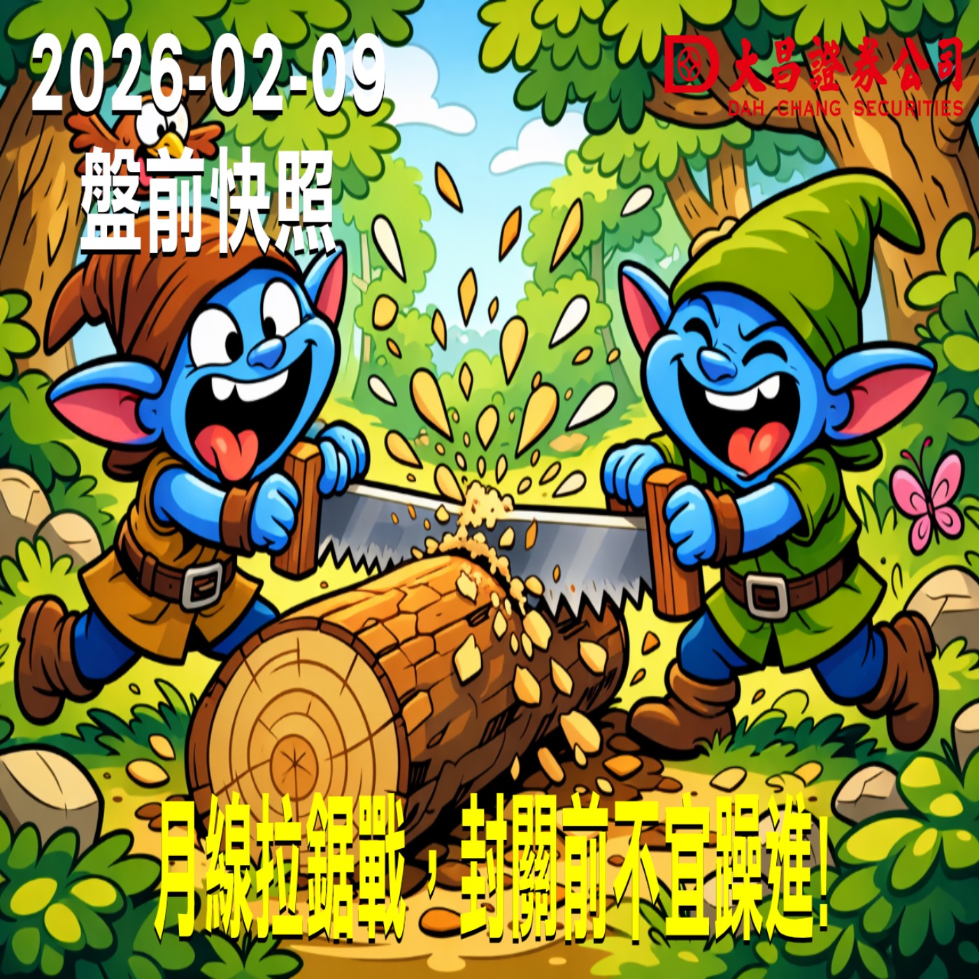 【大昌證券】2026年2月9日 盤前快照: 月線拉鋸戰，封關前不宜躁進! episode artwork