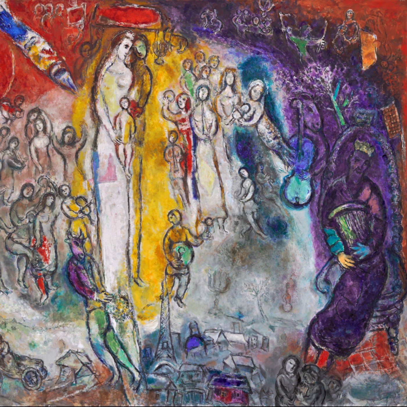 #370 把「木屑」揉進顏料裡？8.6億夏卡爾史詩巨作《大衛王的夢》