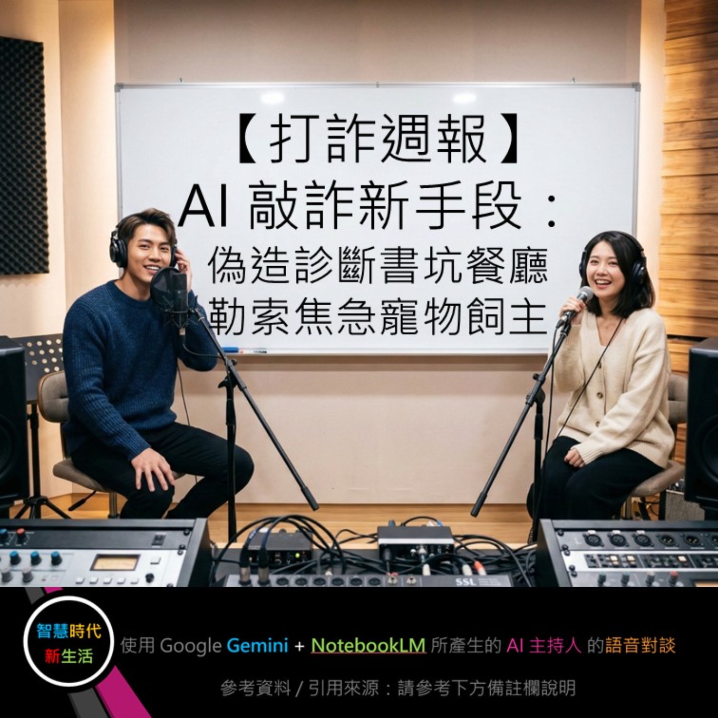 EP.306 [ Podcast ] 【打詐週報】AI 敲詐新手段：偽造診斷書坑餐廳、勒索焦急寵物飼主 episode artwork