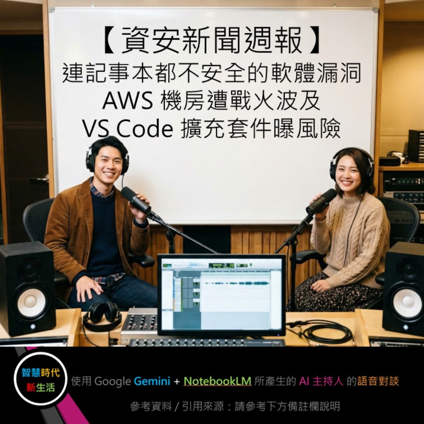 EP.305 [ Podcast ] 【資安新聞週報】連記事本都不安全的軟體漏洞、AWS 機房遭戰火波及、VS Code 擴充套件曝風險 episode artwork