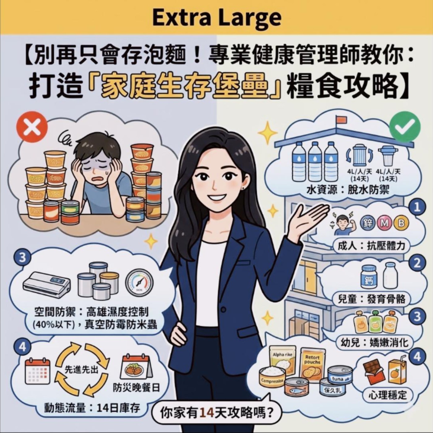 別再只會存泡麵！專業健康管理師教你：打造「家庭生存堡壘」糧食攻略 🛡️🍜 episode artwork