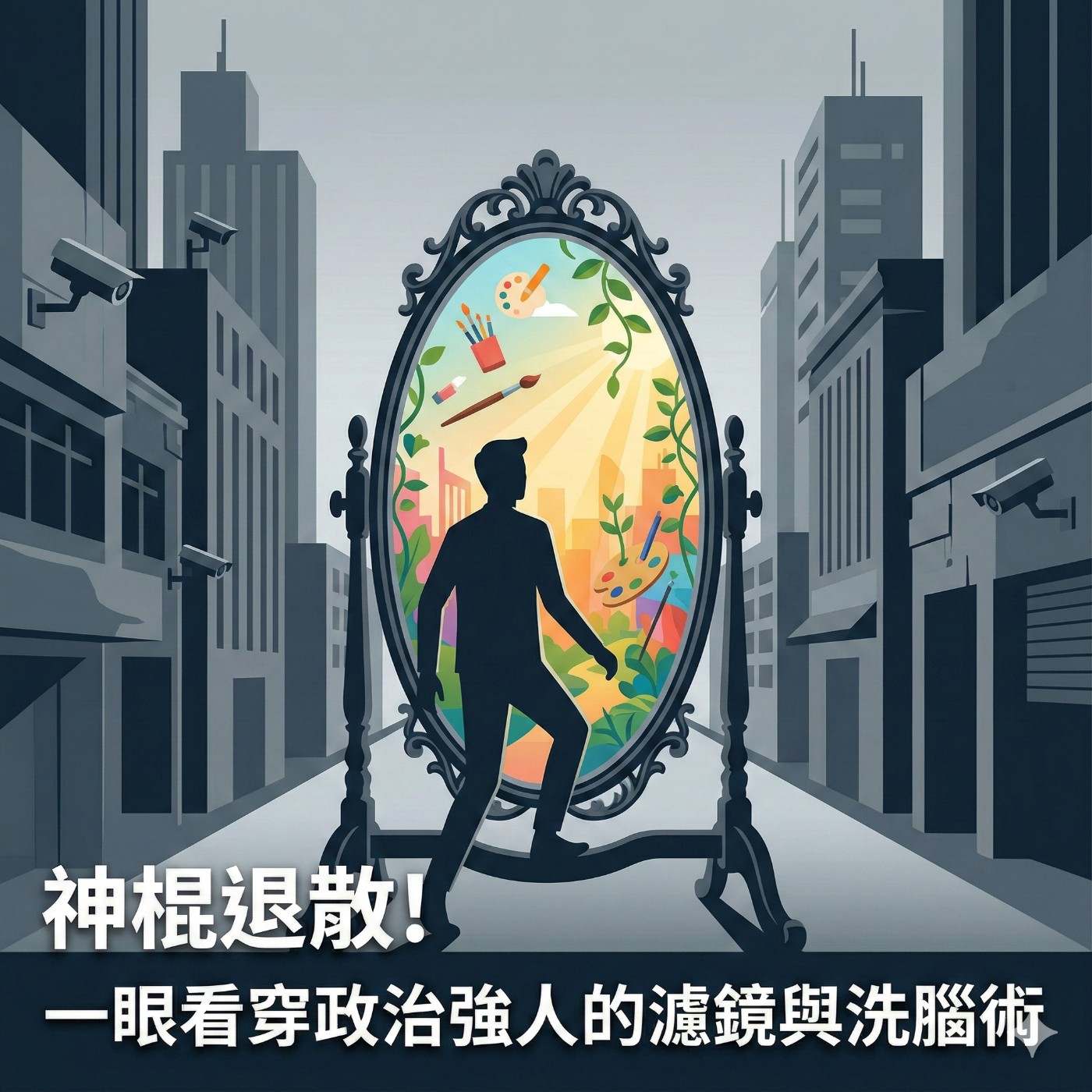 「神棍退散！一眼看穿政治強人的濾鏡與洗腦術」第一集：社會真實之鏡與人類尊嚴的基礎 (The Societal Mirror and Human Dignity) episode artwork