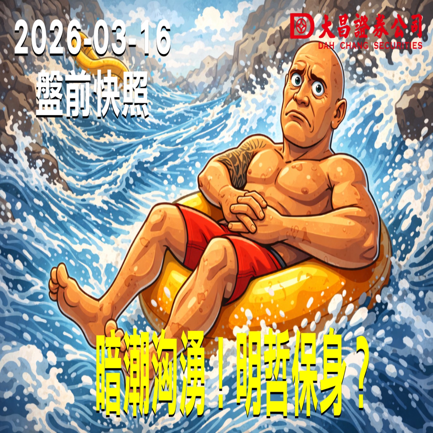 【大昌證券】2026年3月16日 盤前快照: 暗潮洶湧！明哲保身？ episode artwork