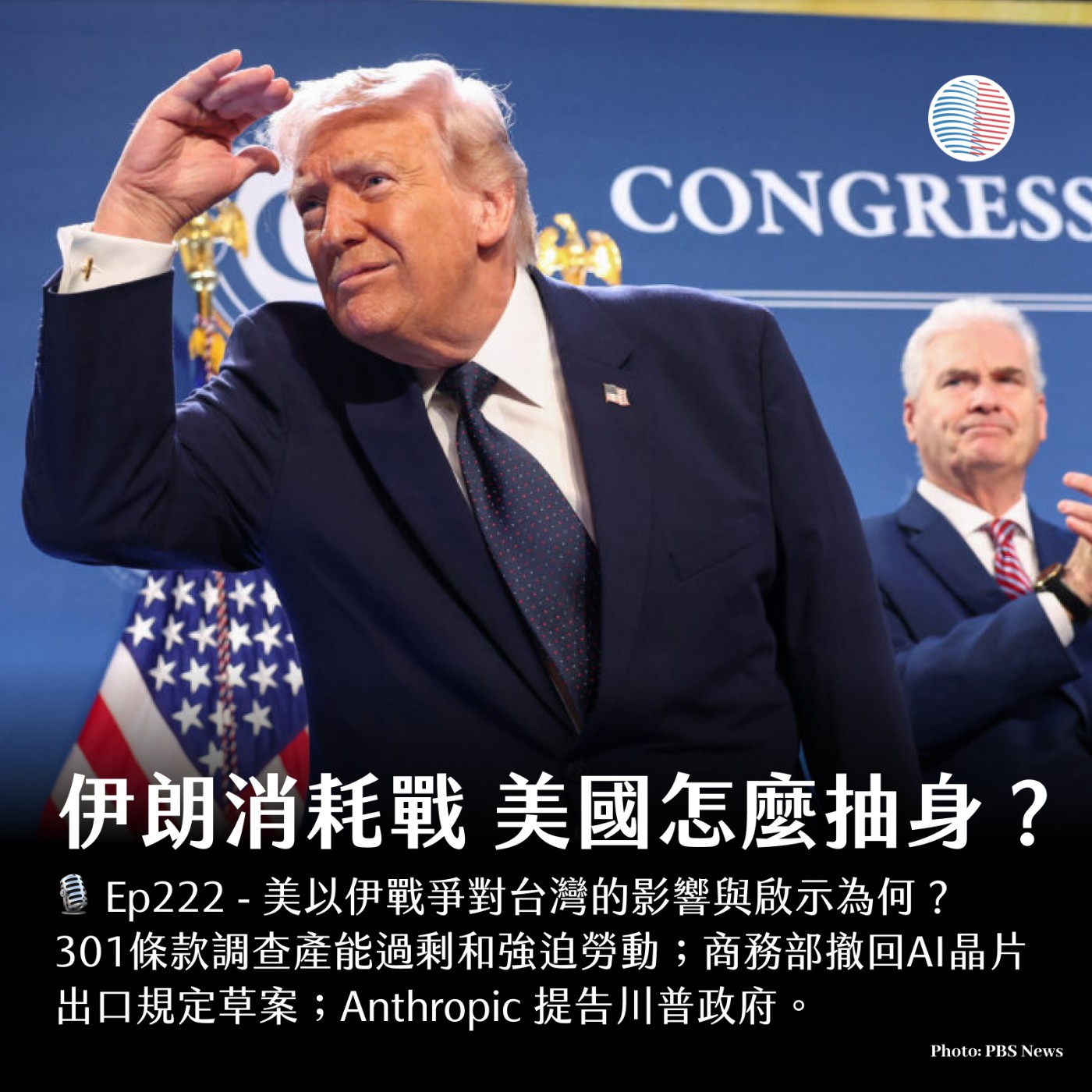 S3EP222 - 伊朗消耗戰 美國怎麼抽身？301調查查什麼？