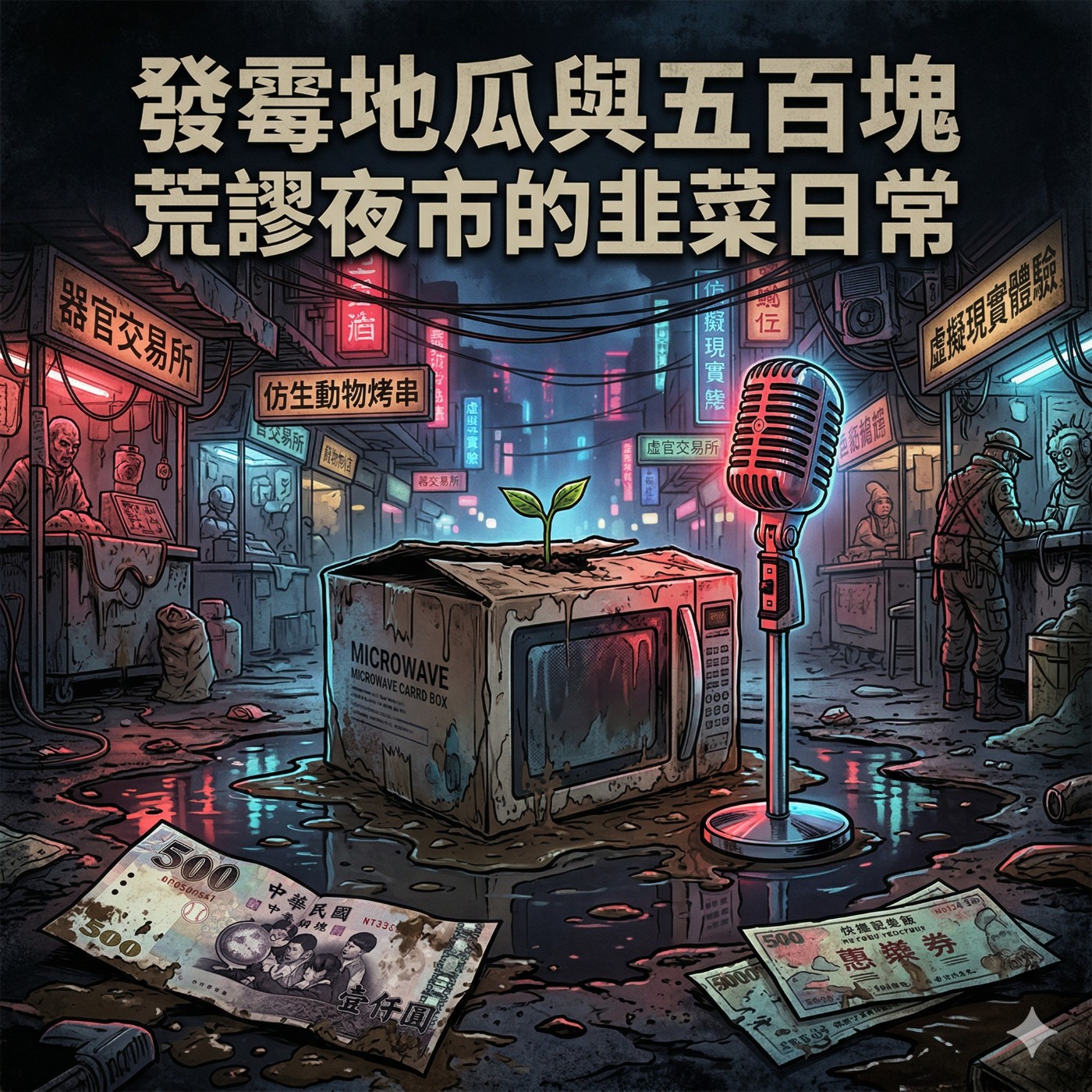 《夜市寓言》Part II - 發霉地瓜與五百塊：荒謬夜市的韭菜日常 episode artwork