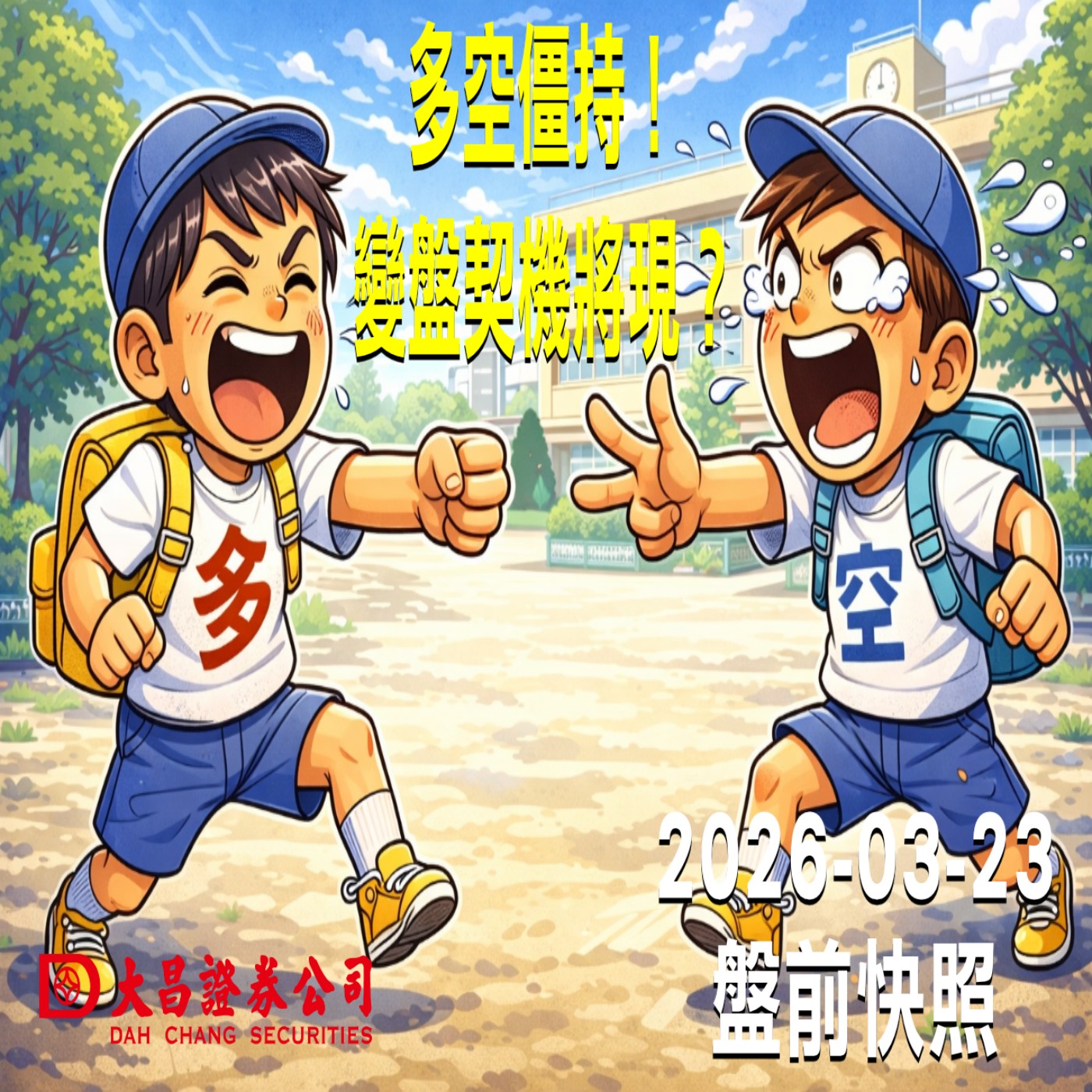 【大昌證券】2026年3月23日 盤前快照: 多空僵持！變盤契機將現？ episode artwork