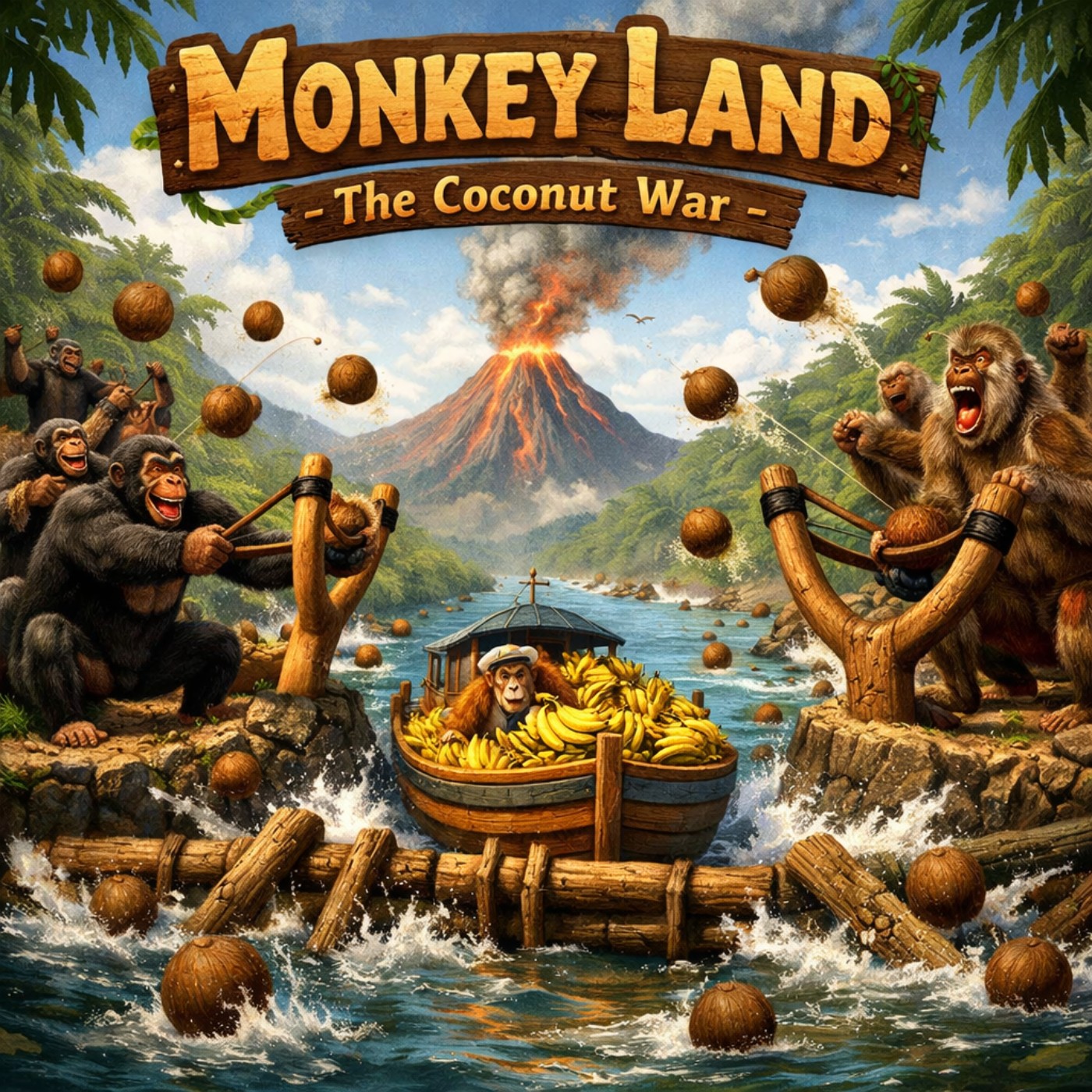 Ep231｜【兒童理財高手14】猴子樂園: 椰子大戰 (什麼是通貨膨脹?) Monkey Land: The Coconut War (feat. Eno/Elu)